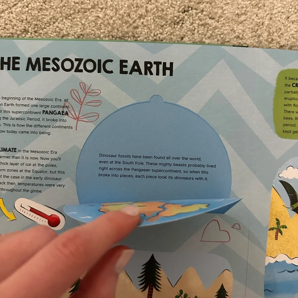 My Journey of Discovery Dinosaurs Book - Green and Orange